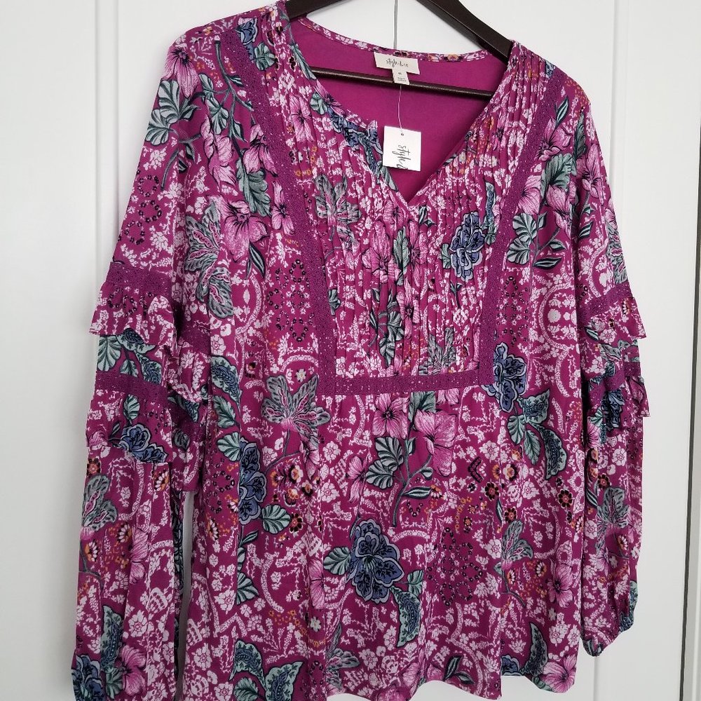 STYLE & CO. BOHO TUNIC TOP